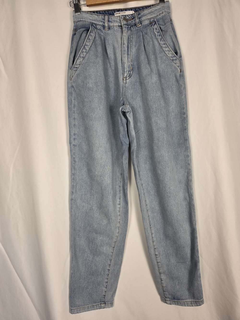 Garage Denim '80s Mom Jeans Light Wash High Waisted Size 00 / 23